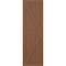 Ekena Millwork True Fit PVC Two Equal Panel Farmhouse Fixed Mount Shutters w/ Z-Bar, Burnt Toffee , 18W x 33H, PR TFP102FH18X033BT - alternate 14